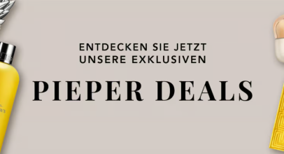 Parfümerie PIEPER – DEALS – bis zu 60% Rabatt auf ausgewählte Artikel!