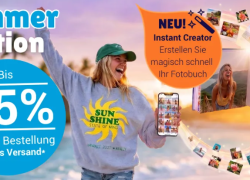Sommer Aktion bei Smartphoto – Bis 25% Rabatt auf eure Bestellung + gratis Versand!