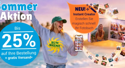 Sommer Aktion bei Smartphoto – Bis 25% Rabatt auf eure Bestellung + gratis Versand!