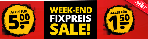 WEEK-END Fixpreis Sale bei SportSpar – bis 91% Rabatt!
