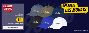 Spardeal des Monats bei SportSpar – ellesse Maller Herren Cap mit 81% Rabatt!