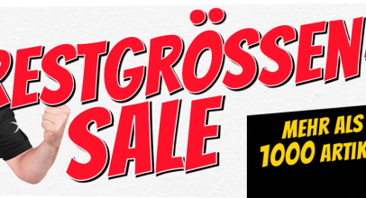 SportSpar – RESTGRÖSSEN SALE – bis zu 97% Rabatt!