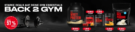 Body Attack – BACK 2 GYM – Starke Deals mit bis zu 57% Rabatt!