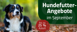 alsa-Hundewelt – Angebote im September – bis 25% Rabatt!