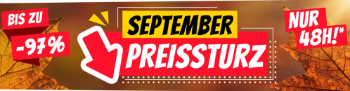 SEPTEMBER PREISSTURZ bei SportSpar.de – bis 97% Rabatt auf ausgewählte Artikel!