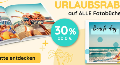 myphotobook – 30% URLAUBSRABATT auf Fotobücher!