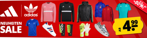ADIDAS NEUHEITEN SALE bei SportSpar.de – bis 80% Rabatt!