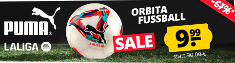 SportSpar.de – PUMA x EA SPORTS Orbita LaLiga 1 Hybrid Fußball – mit 67% Rabatt!