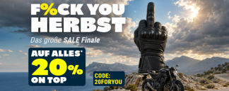 POLO Motorrad – SALE FINALE – 20% Rabatt ON TOP auf ALLES!