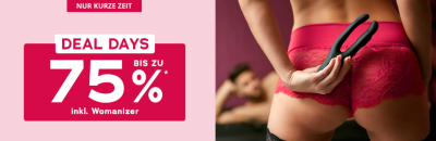 ORION Erotikshop – DEAL DAYS – bis 75% Rabatt inkl. Womanizer!