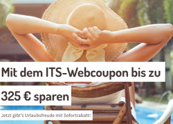 ITS Reisen – Jetzt bis zu 325 € Sofortrabatt sichern!