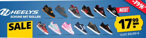 SportSpar – HEELYS Schuhe mit Rollen – bis 79% Rabatt!