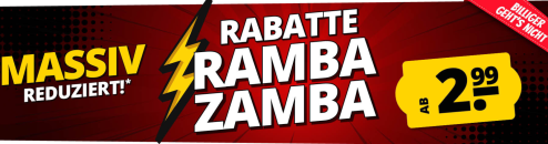 Ramba-Zamba-Rabatte bei SportSpar – bis zu 90% Rabatt!