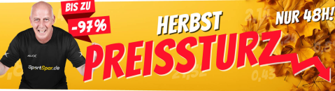 SportSpar – HERBST PREISSTURZ – bis zu 97% Rabatt!