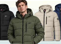 REEBOK Winter Herren Pufferjacken bei SportSpar – mit 64% Rabatt!