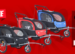 Spardeal der Woche bei SportSpar – Øvre Eidfjord “Alpström” 2-in-1 Fahrradanhänger Kinderwagen – verschiedene Farben für 89,99 inkl. Versand!