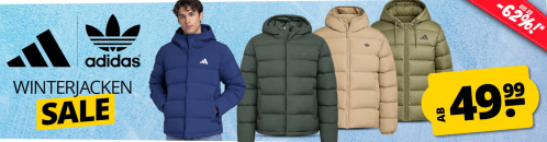 ADIDAS WINTERJACKEN SALE bei SportSpar.de – bis 62% Rabatt!