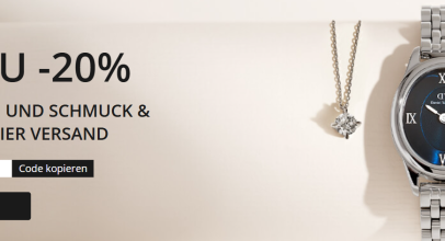 Christ – bis zu 20% Rabatt auf Uhren und Schmuck +  kostenfreier Versand!