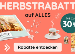 myphotobook – HERBSTRABATT – bis 30% Rabatt auf alles!