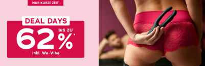ORION Erotikshop – DEAL DAYS – bis 62% Rabatt inkl. We-Vibe!