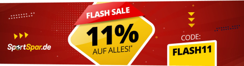 SportSpar – FLASH SALE – 11% Rabatt auf ausgewählte Artikel!