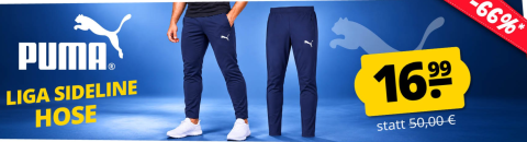 SportSpar – PUMA LIGA Sideline Woven Pant Herren Trainingshose – mit 66% Rabatt!