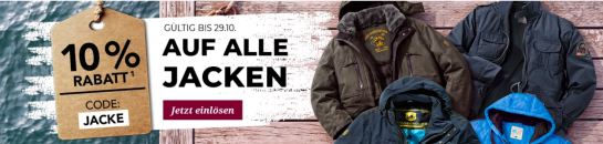Jan Vanderstorm – 10% Rabatt auf alle Jacken!