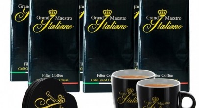 Kaffeevorteil: 49% Rabatt auf gemahlenen Kaffee + 2 Tassen + GRATIS Untersetzer!