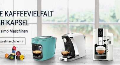 Tchibo: 50% Rabatt auf alle Cafissimo Kapselmaschinen