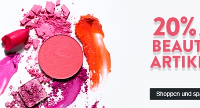 Galeria Kaufhof: 20% Rabatt auf Beauty Artikel