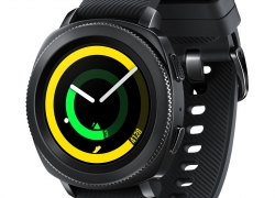 SAMSUNG Gear Sport Smartwatch, Silikon, S/L, in Schwarz für 149€