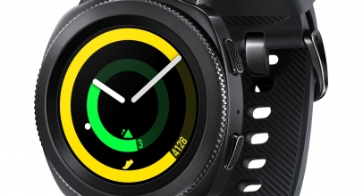 SAMSUNG Gear Sport Smartwatch, Silikon, S/L, in Schwarz für 149€