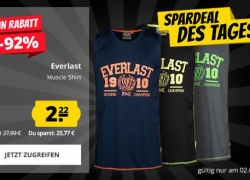 Sportspar: Everlast Herren Muscle Shirt für 2,22€