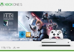 Microsoft Xbox One S Konsole (1TB) inkl. Star Wars Jedi: Fallen Order für 153,99€