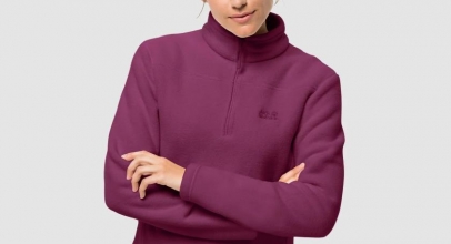 Jack Wolfskin: Rebelita Frauen Fleecepullover in 2 Farben für je 32,90€