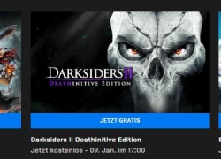 3 kostenlose Epic-Games; „Steep“ – „Darksiders Warmastered Edition“ – „Darksiders II Deathinitive Edition“ (bis 09.01.2020 17:00 Uhr)