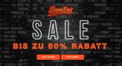 Superdry: Bis zu 50% Rabatt auf den Sale