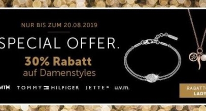 Christ: 30% Rabatt auf „Damenstyles“ – z.B. Tommy Hilfiger, GMK, Jette…