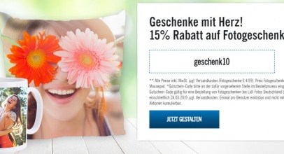 Lidl-Fotos.de: 15% Rabatt auf Fotogeschenke!
