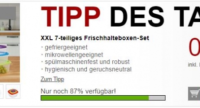 Druckerzubehoer: XXL 7-teiliges Frischhalteboxen-Set für 5,97€ inkl. Versand