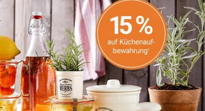 BUTLERS: 15% Rabatt Küchen Aufbewahrung!