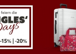 Singles Days bei koffer-direkt.de – bis zu 20% Rabatt!