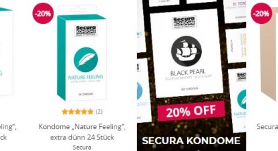 Toller Monatsdeal bei Orion.de im März: 20% Rabatt auf Secura Kondome!