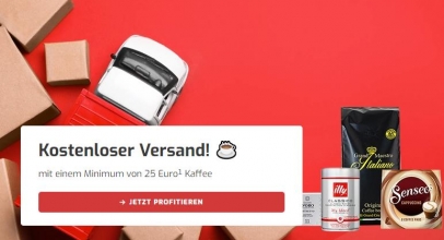 Kaffeevorteil: Versandkostenfreie Lieferung (ab 25€)