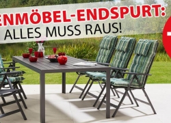 Gartenmöbel Endspurt mit bis zu 50% Rabatt!