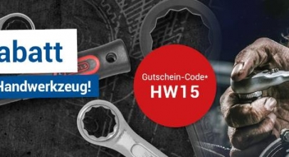 15% Rabatt auf ALLE Handwerkzeug bei Zoro!
