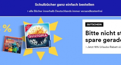 Thalia: 18% auf alle Spielwaren – z.B. EXIT Spiele, Filme, Hörbücher uvm.
