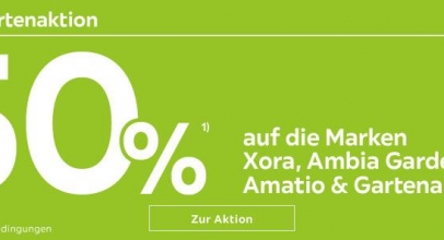 XXXLutz: 50% Gartenmarkenaktion!