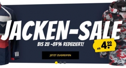 SportSpar: Jacken-Sale mit bis zu 87% Rabatt auf Puma, Adidas, Timberland….