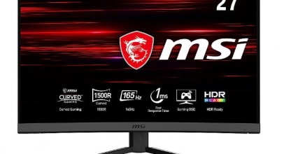 Acer MSI Optix MAG272C – 27″ Curved Gaming Monitor (1ms, 165 Hz) für 289€